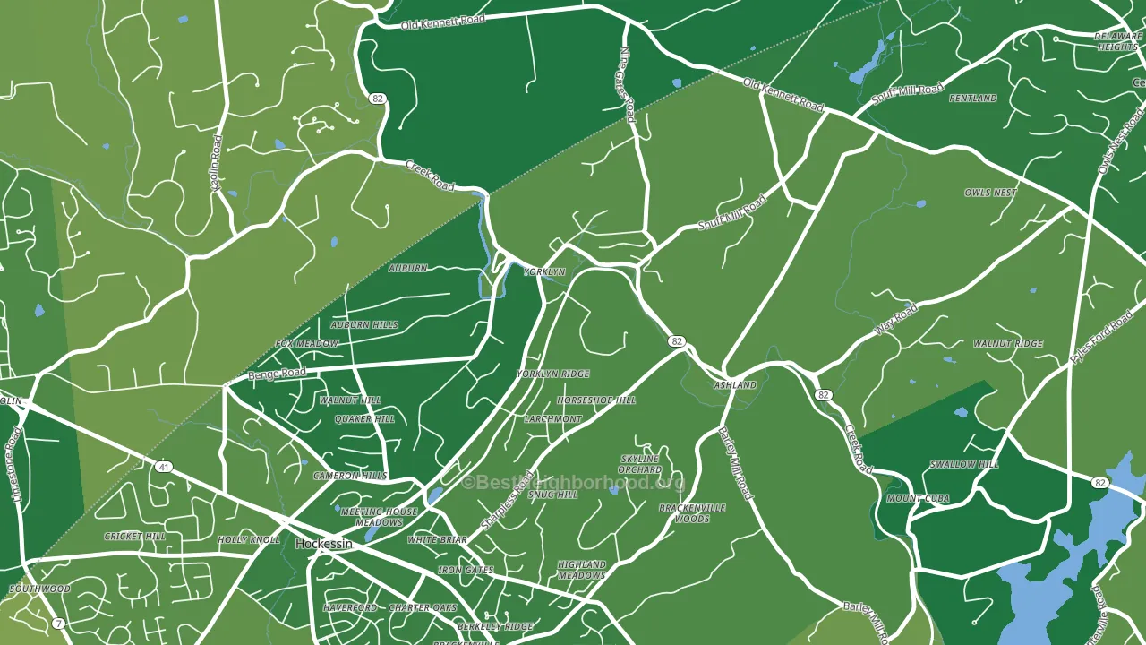 19736, DE block-group voter-turnout map