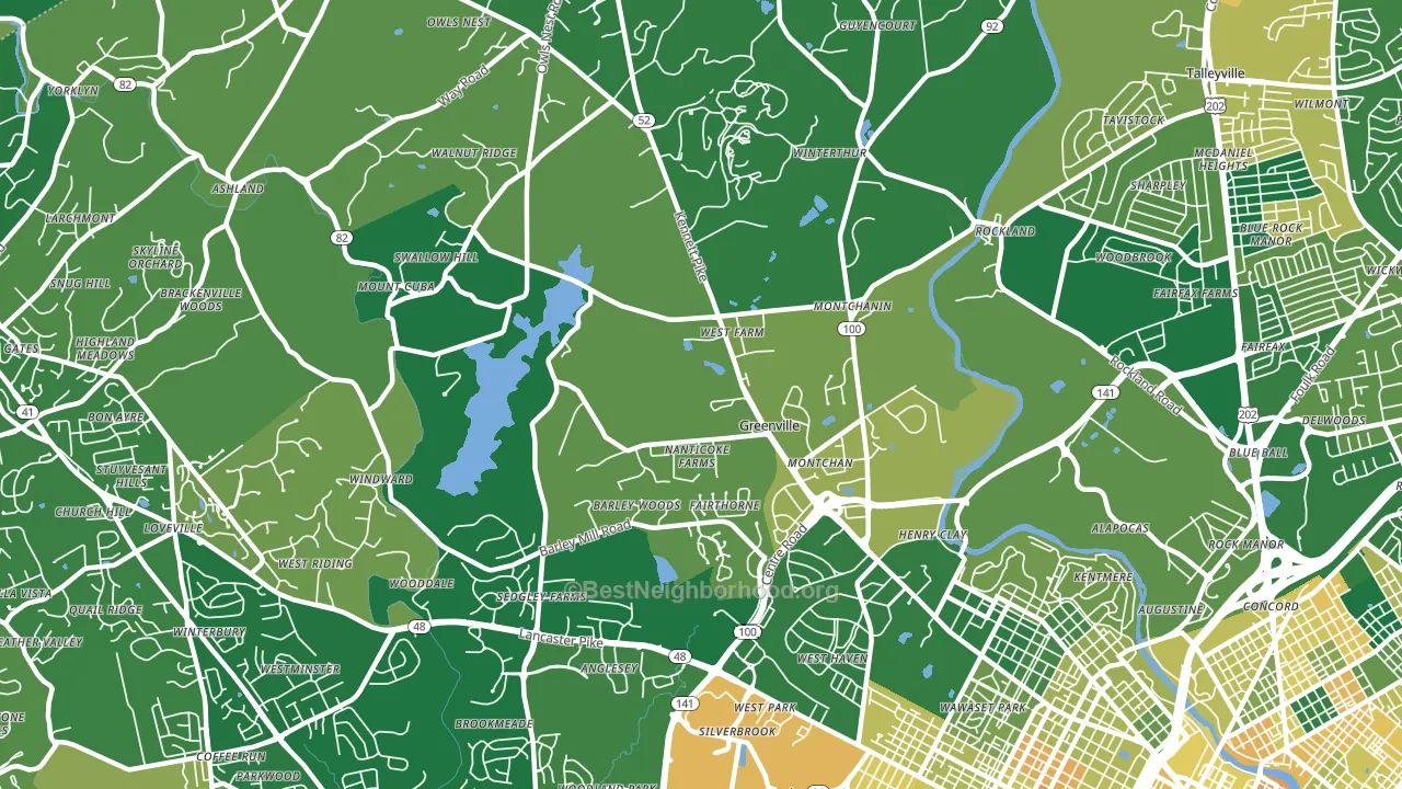 19807, DE block-group voter-turnout map