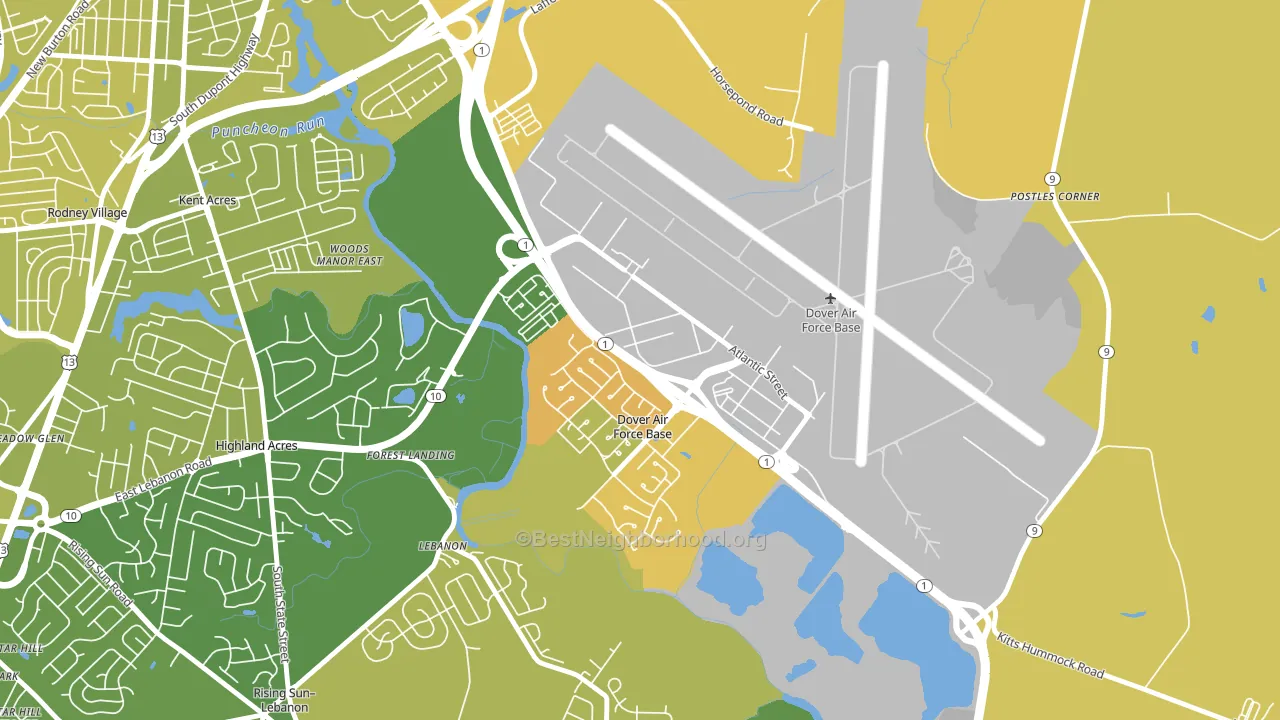 19902, DE block-group voter-turnout map