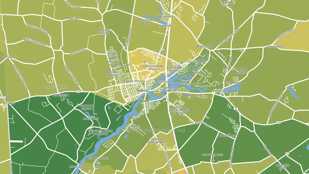 19973, DE block-group voter-turnout map