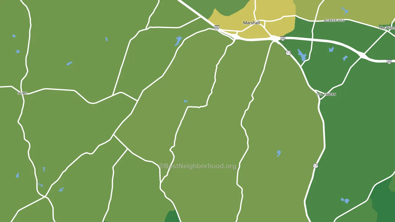 20115, VA block-group voter-turnout map