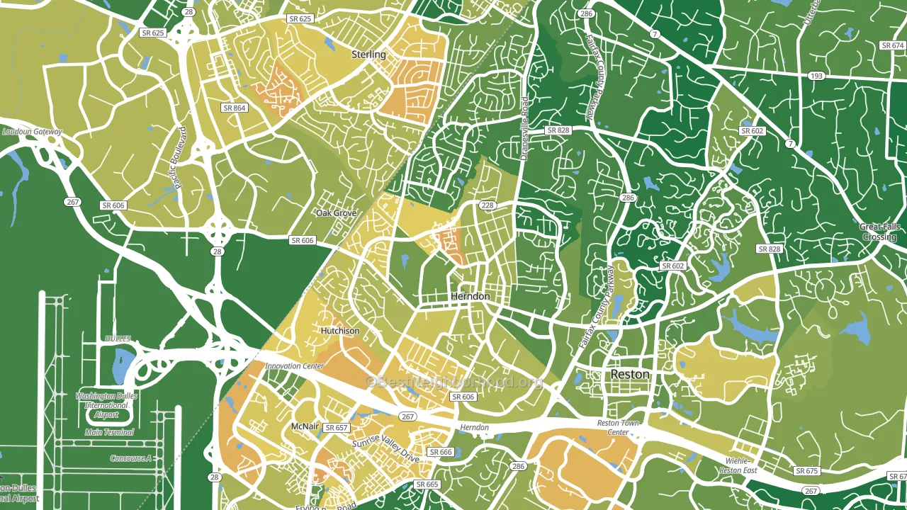 20170, VA block-group voter-turnout map