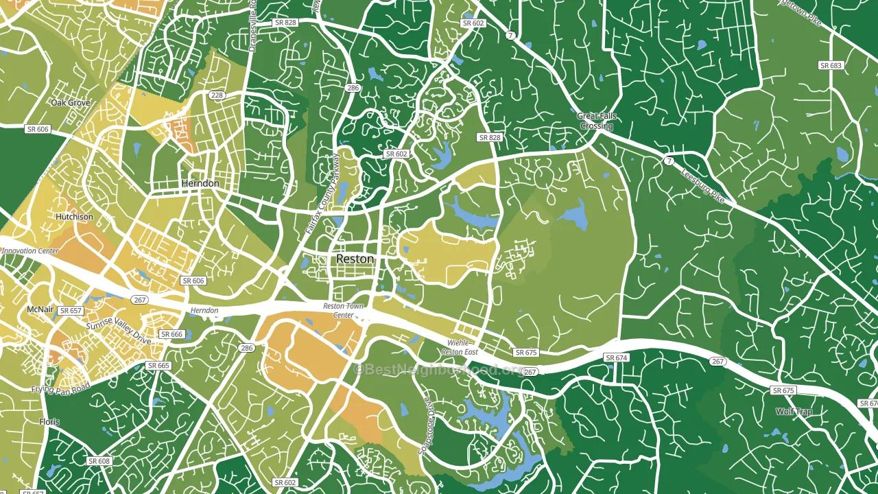 20190, VA block-group voter-turnout map