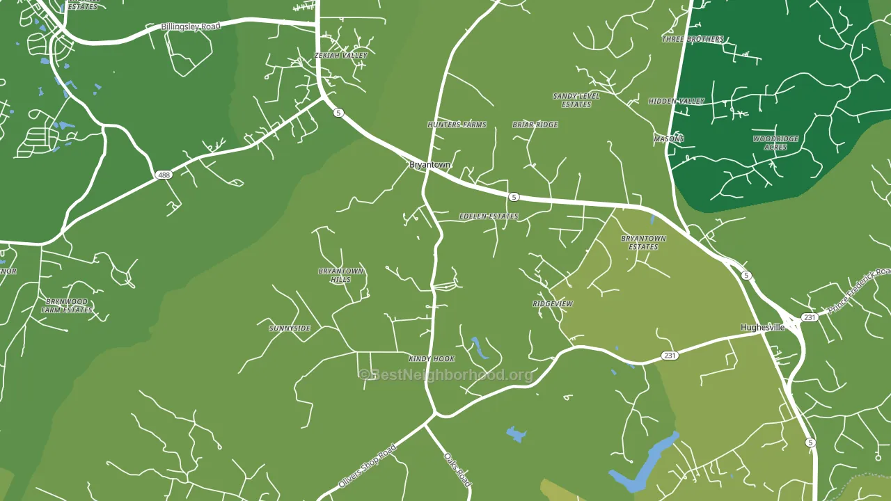 20617, MD block-group voter-turnout map
