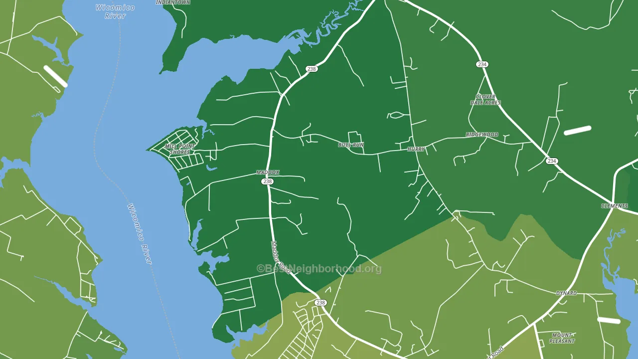 20621, MD block-group voter-turnout map
