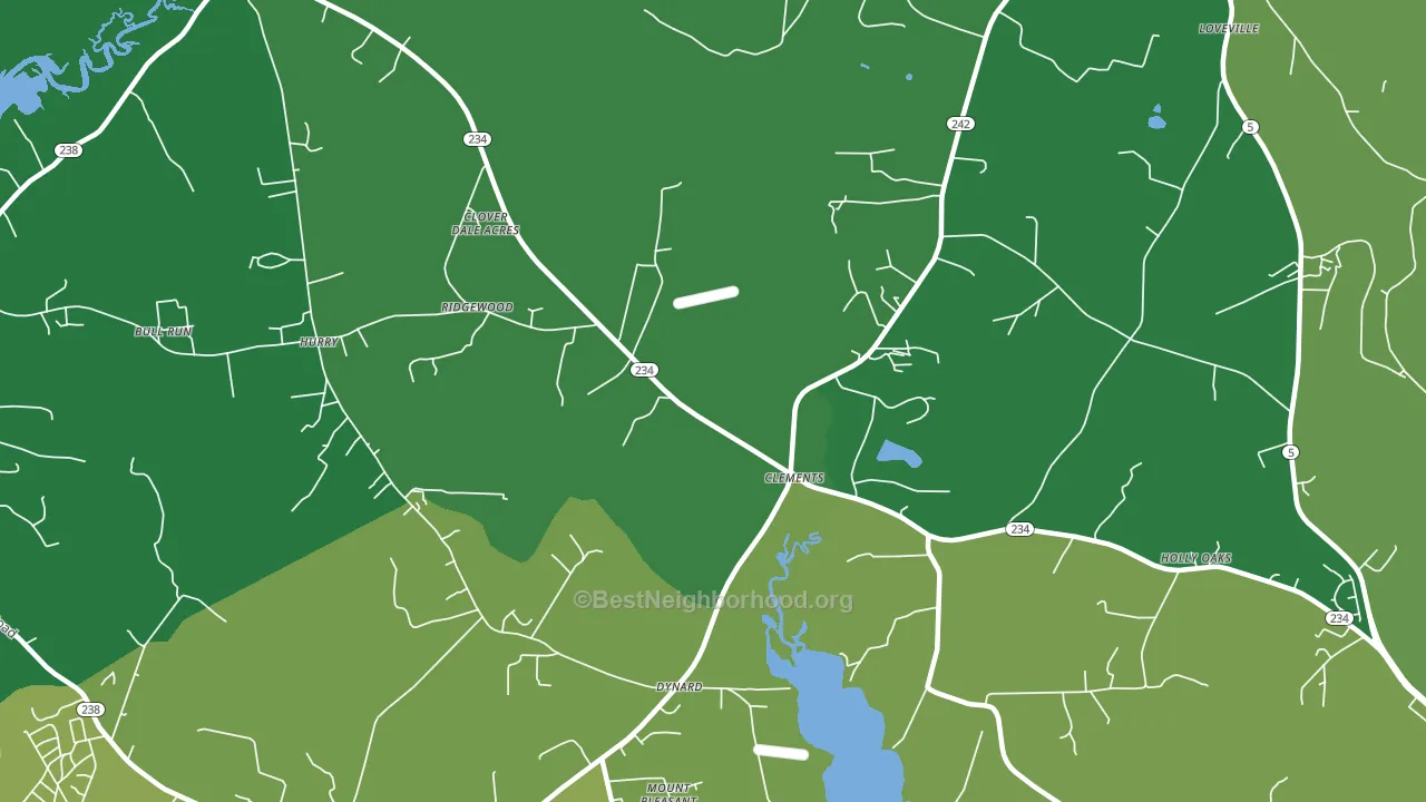 20624, MD block-group voter-turnout map