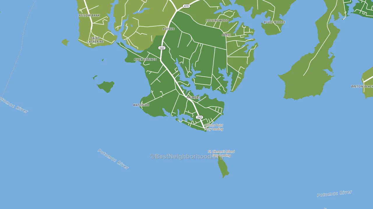 20626, MD block-group voter-turnout map