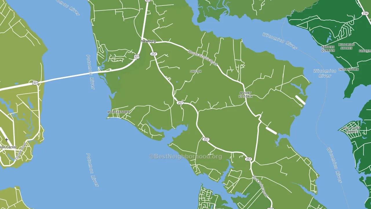 20664, MD block-group voter-turnout map