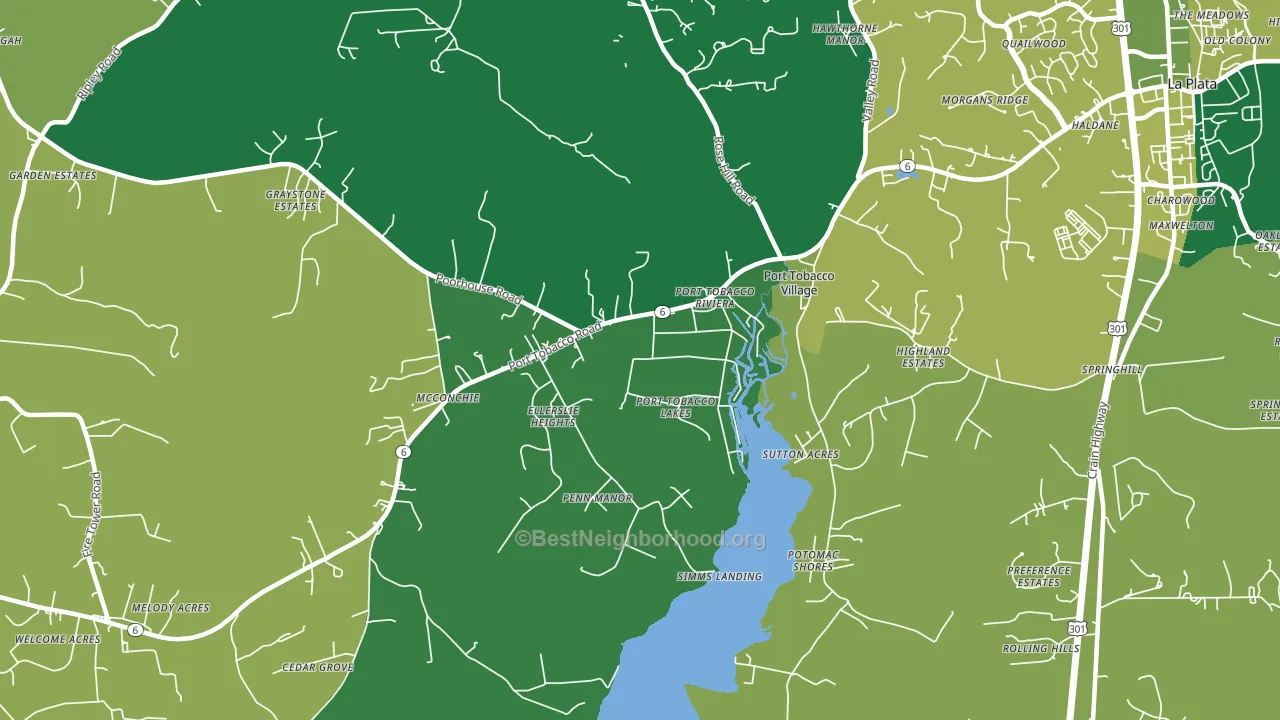 20677, MD block-group voter-turnout map