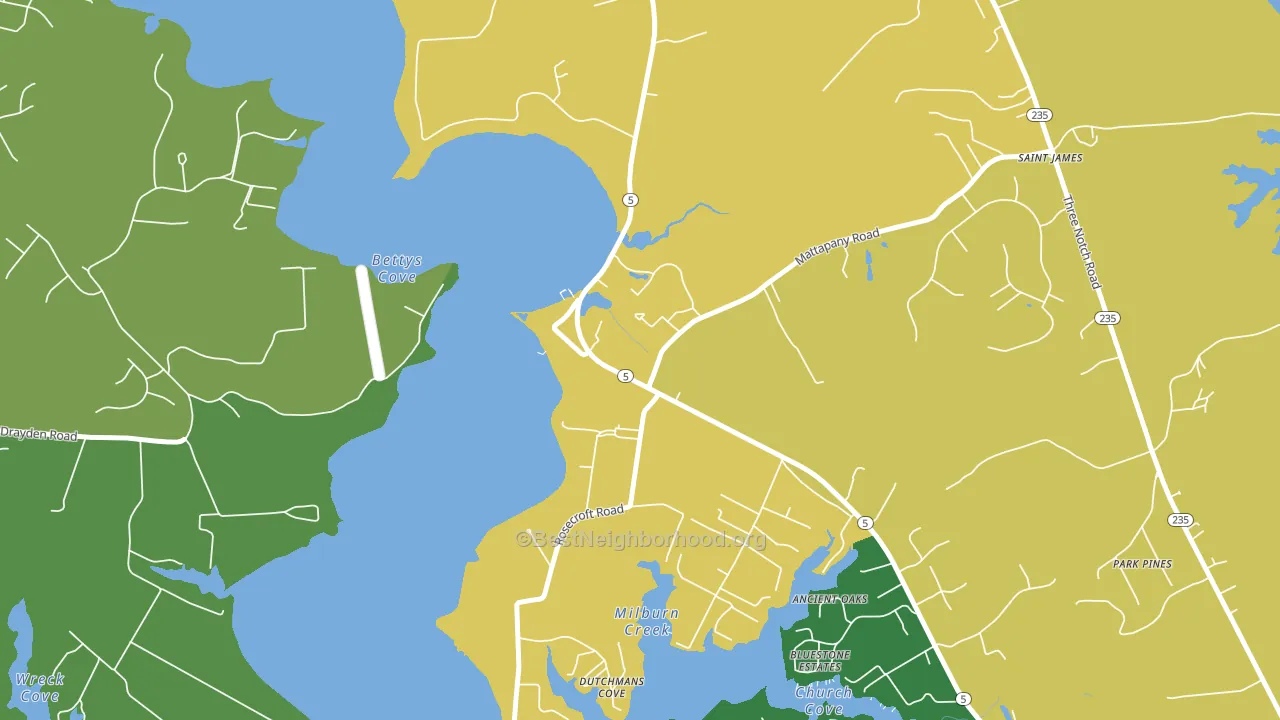 20686, MD block-group voter-turnout map