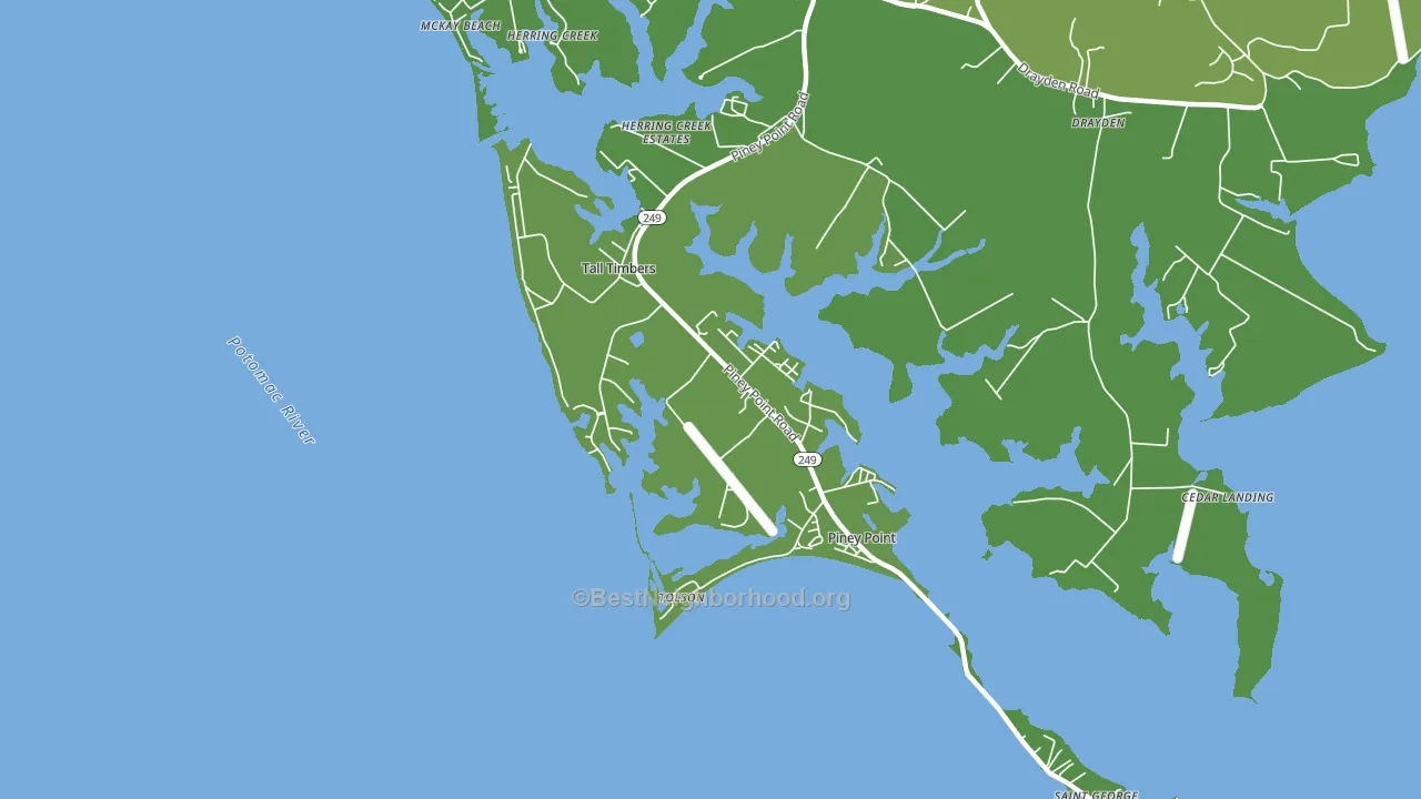 20690, MD block-group voter-turnout map