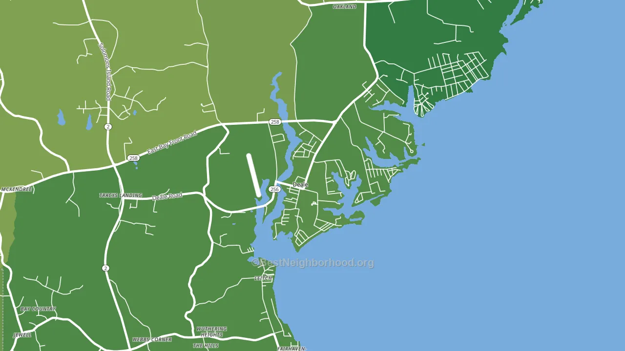 20751, MD block-group voter-turnout map