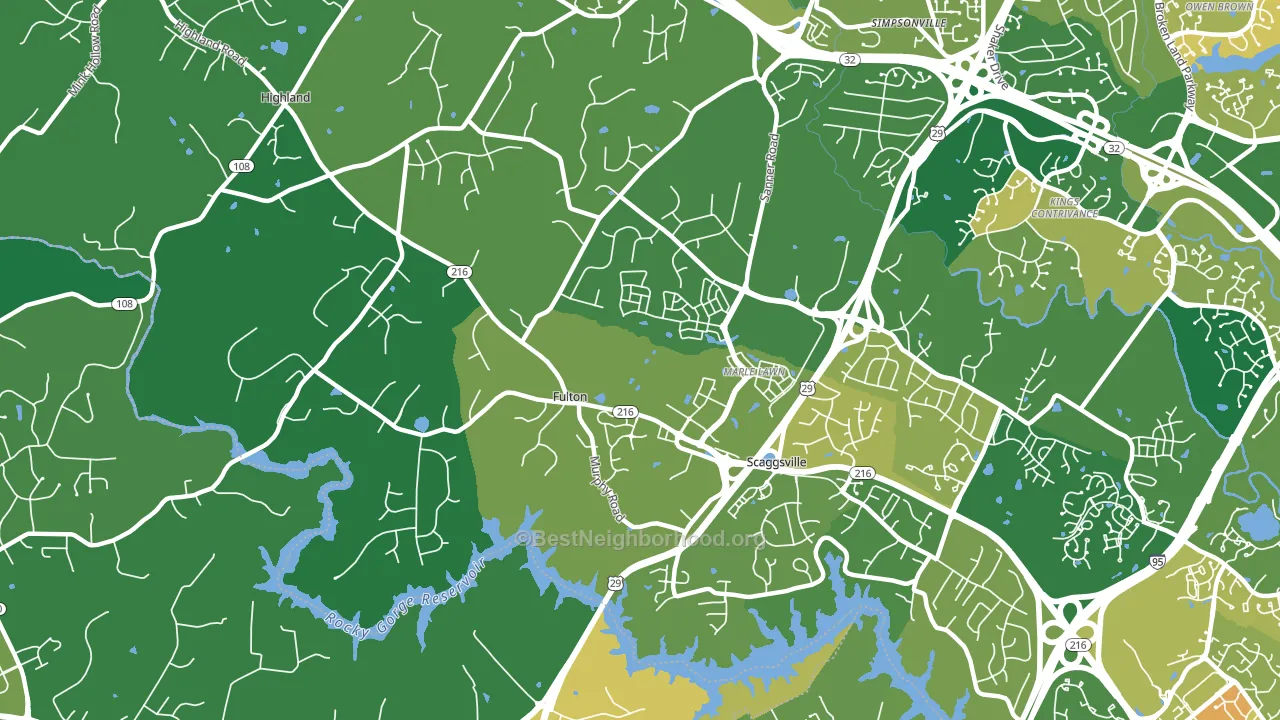 20759, MD block-group voter-turnout map