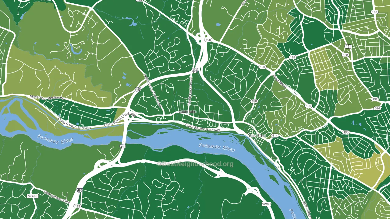 20818, MD block-group voter-turnout map