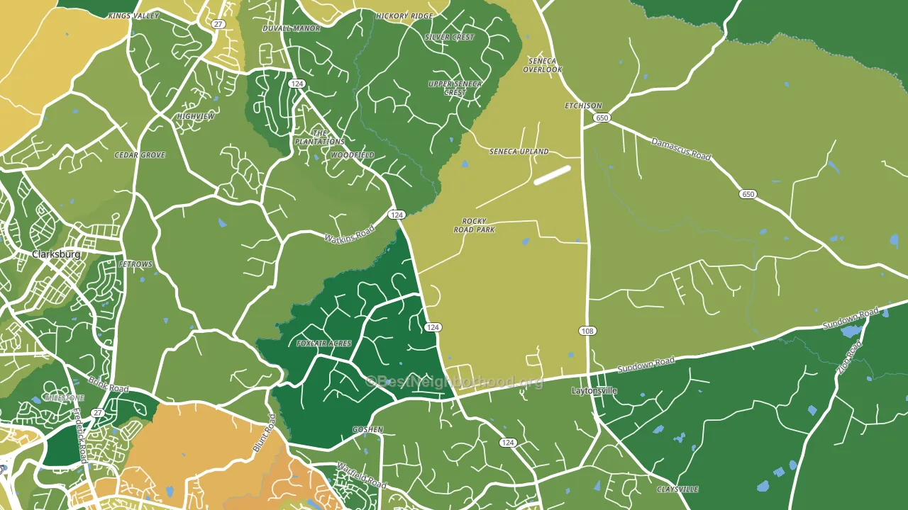 20882, MD block-group voter-turnout map