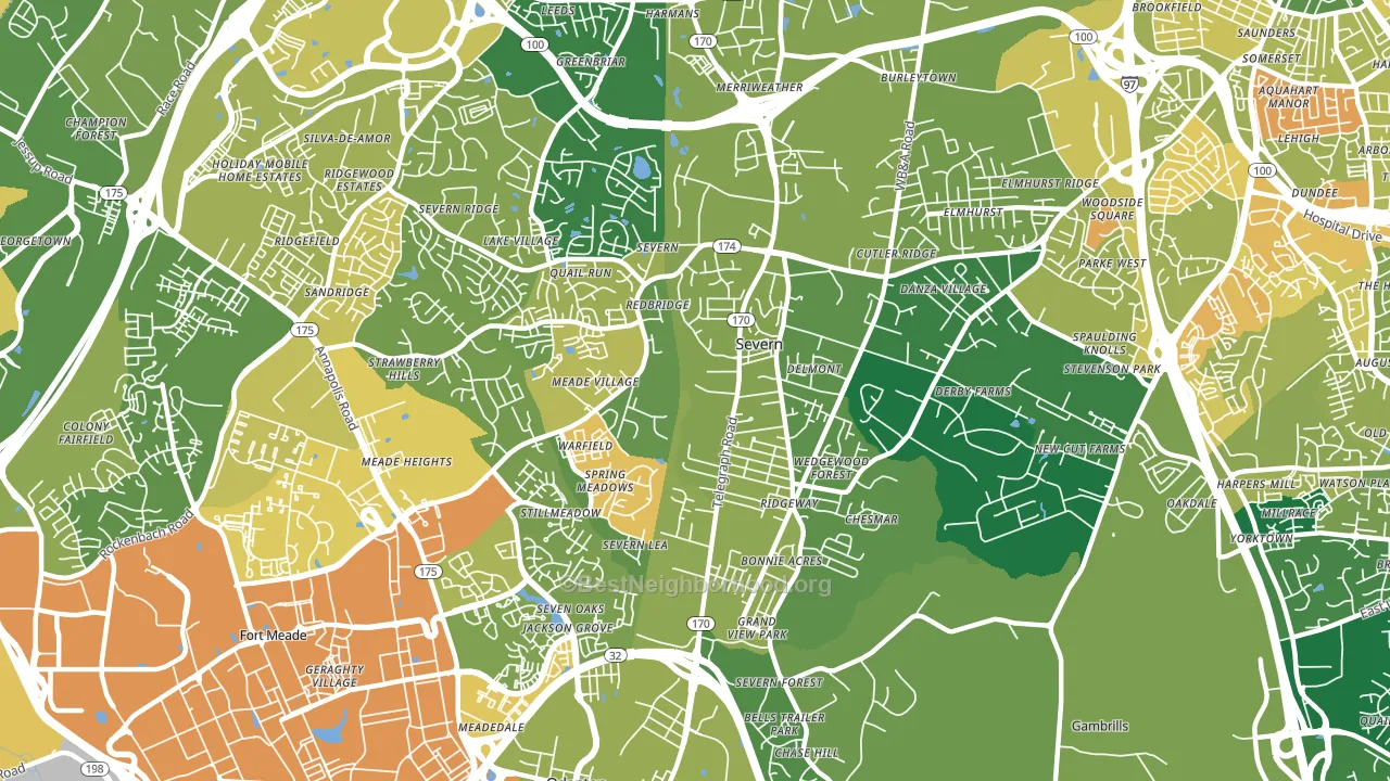 21144, MD block-group voter-turnout map