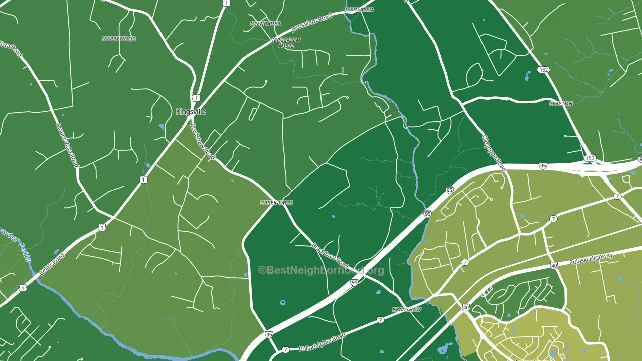 21156, MD block-group voter-turnout map