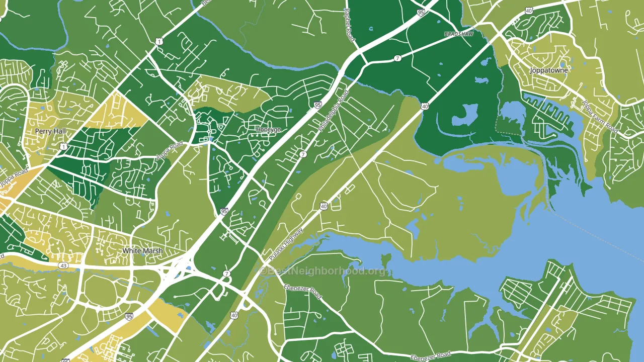 21162, MD block-group voter-turnout map