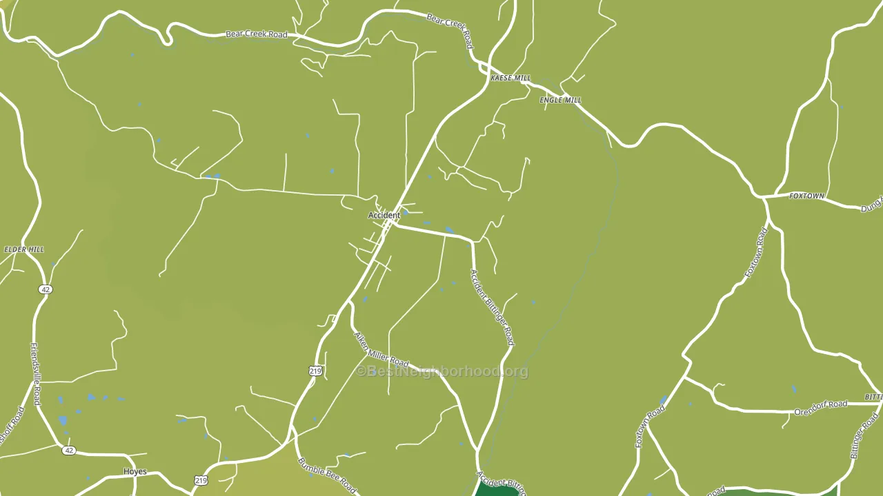 21520, MD block-group voter-turnout map