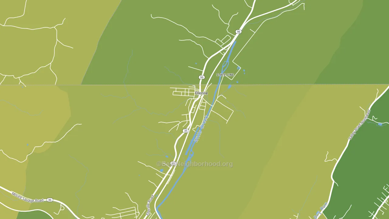 21529, MD block-group voter-turnout map