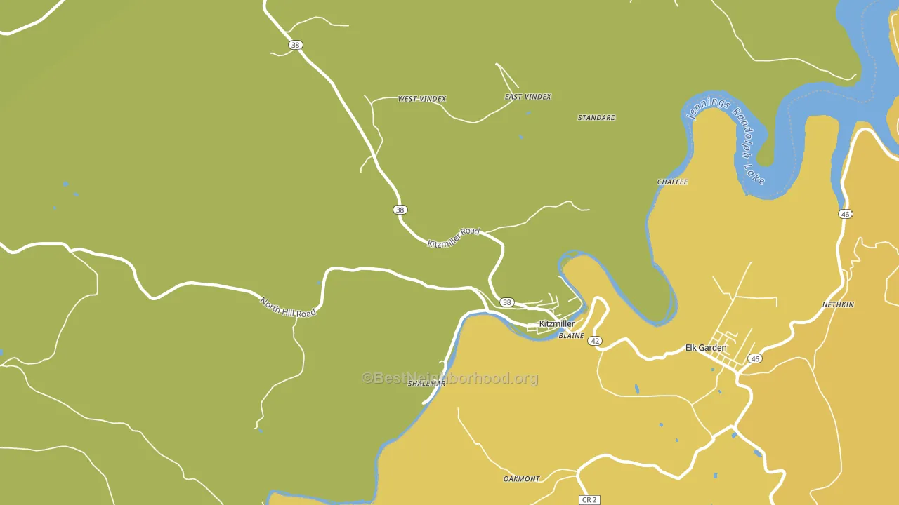 21538, MD block-group voter-turnout map