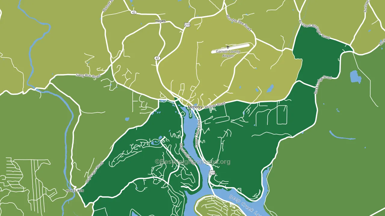21541, MD block-group voter-turnout map