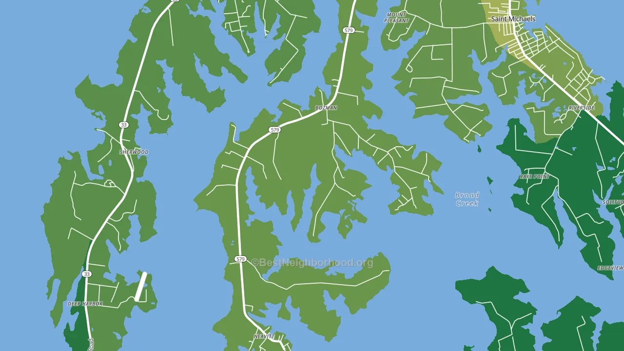 21612, MD block-group voter-turnout map