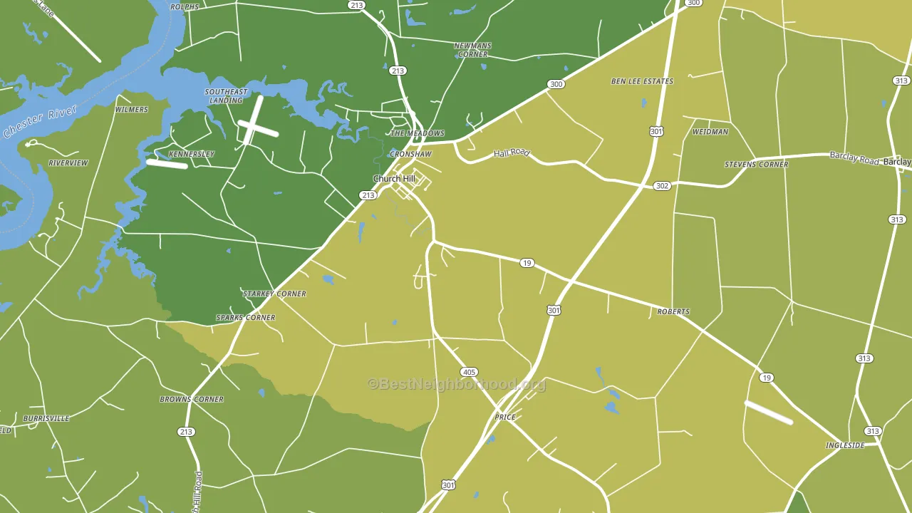 21623, MD block-group voter-turnout map