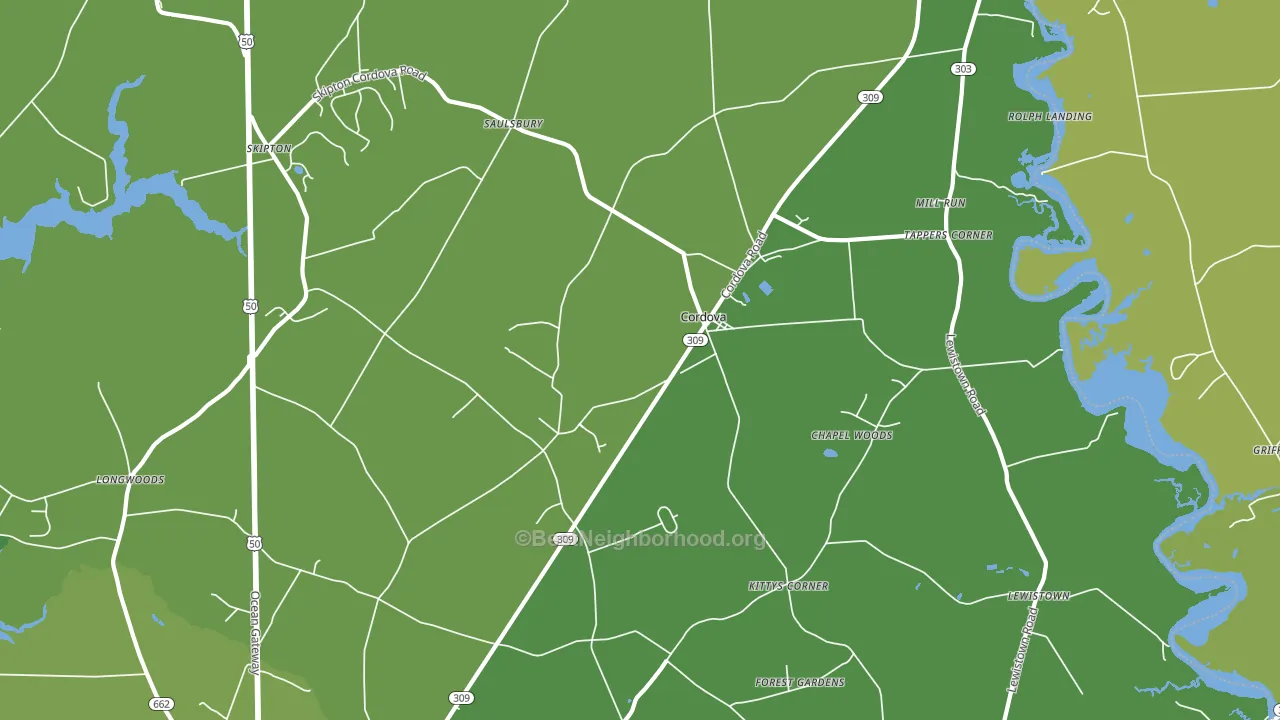 21625, MD block-group voter-turnout map