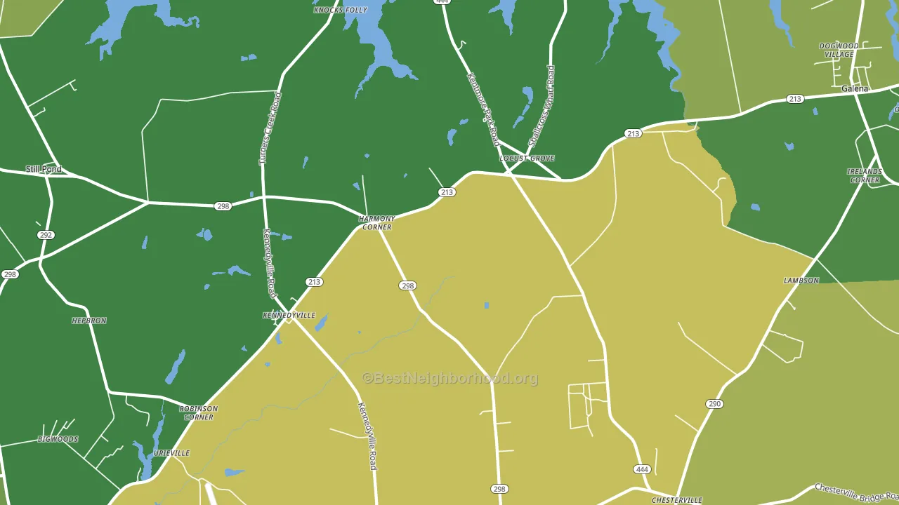 21645, MD block-group voter-turnout map