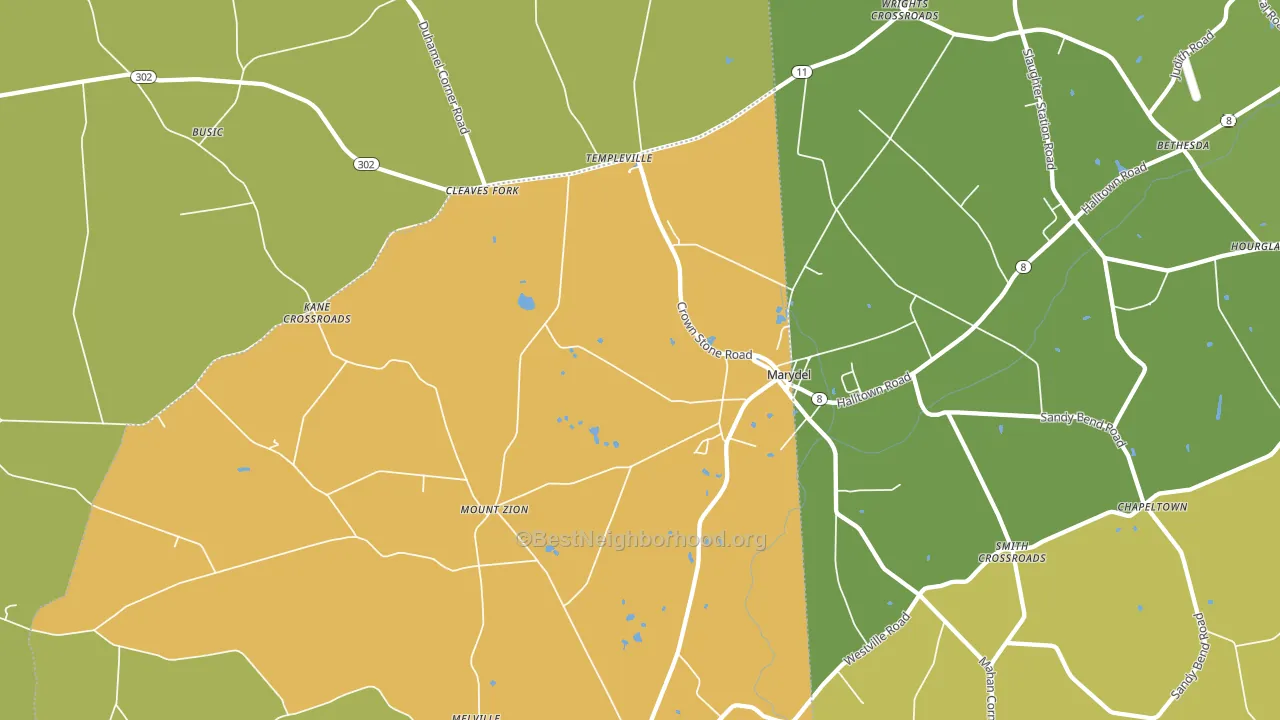 21649, MD block-group voter-turnout map