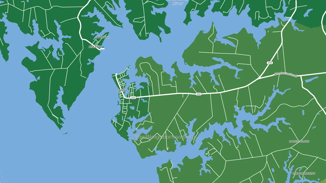 21654, MD block-group voter-turnout map