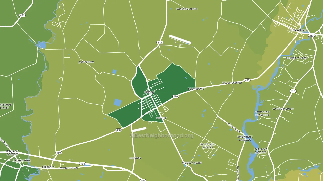 21660, MD block-group voter-turnout map