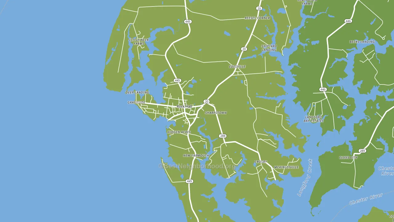 21661, MD block-group voter-turnout map