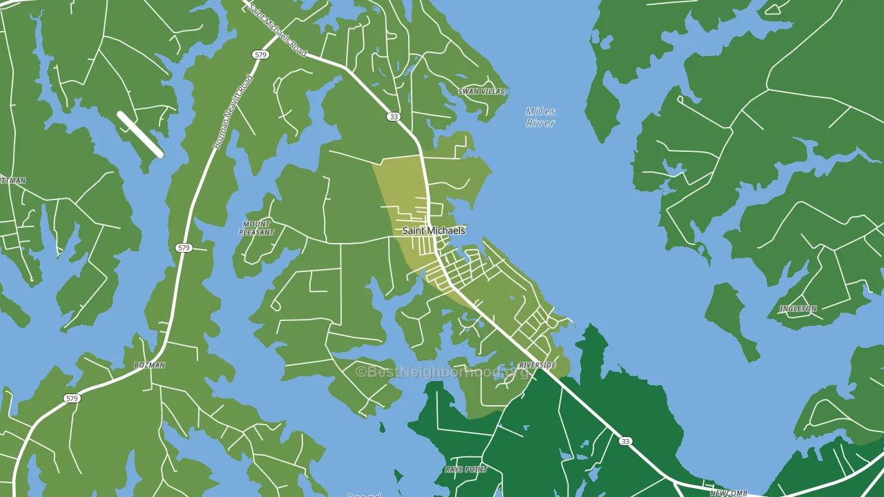 21663, MD block-group voter-turnout map