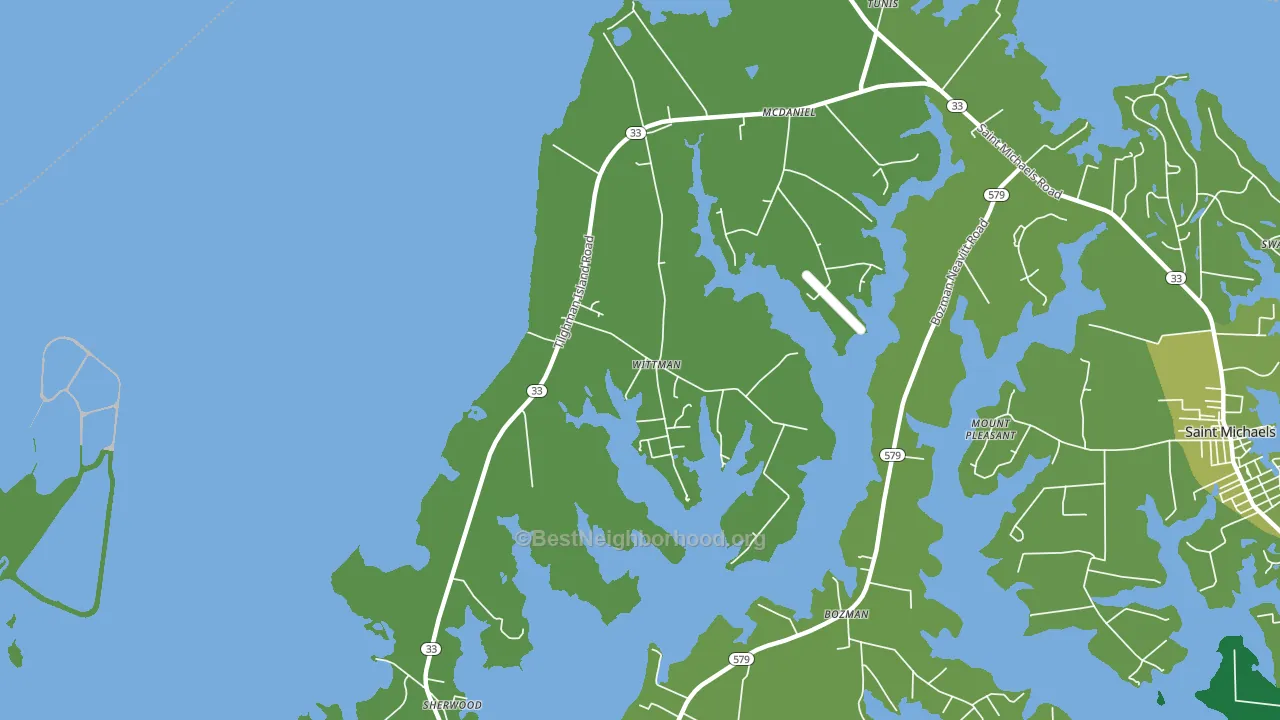 21676, MD block-group voter-turnout map