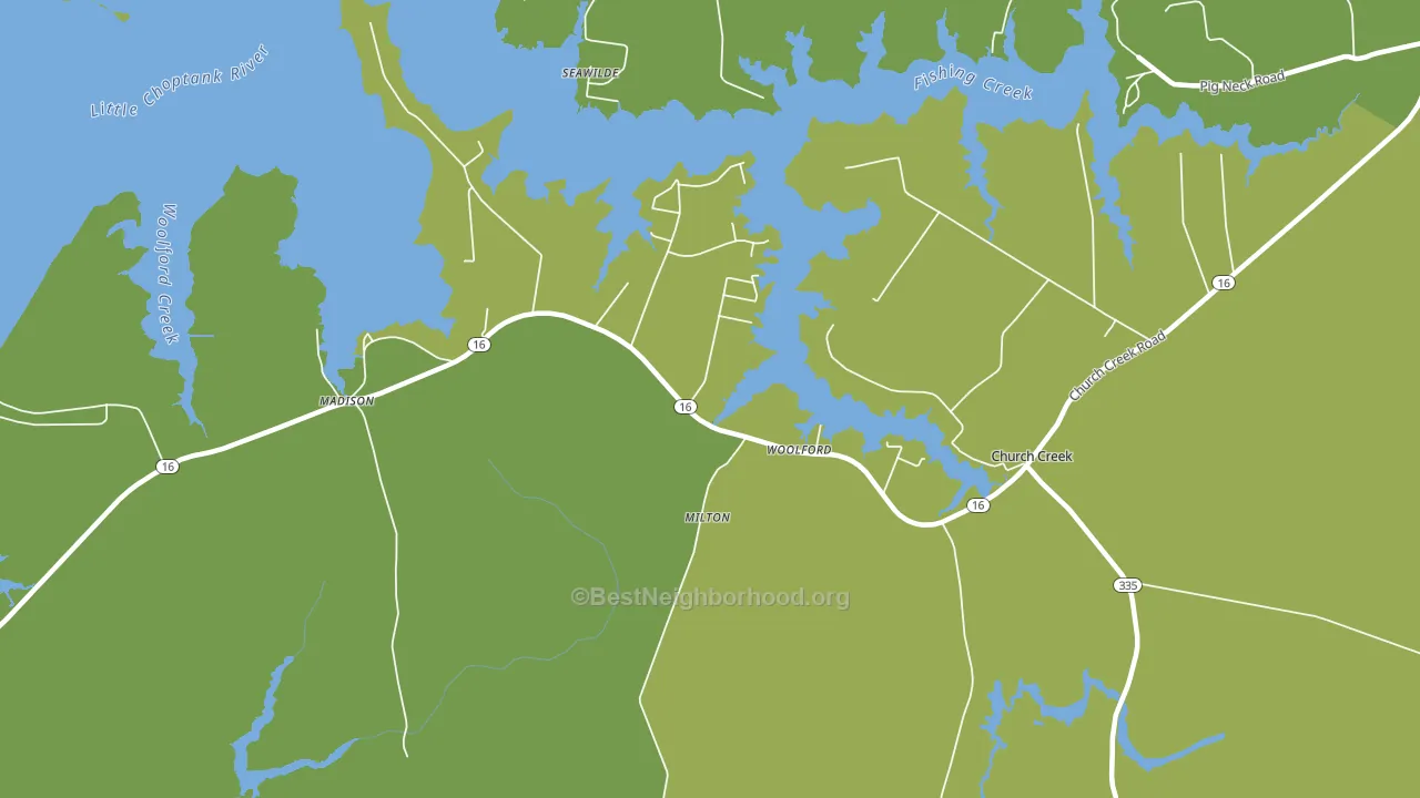 21677, MD block-group voter-turnout map