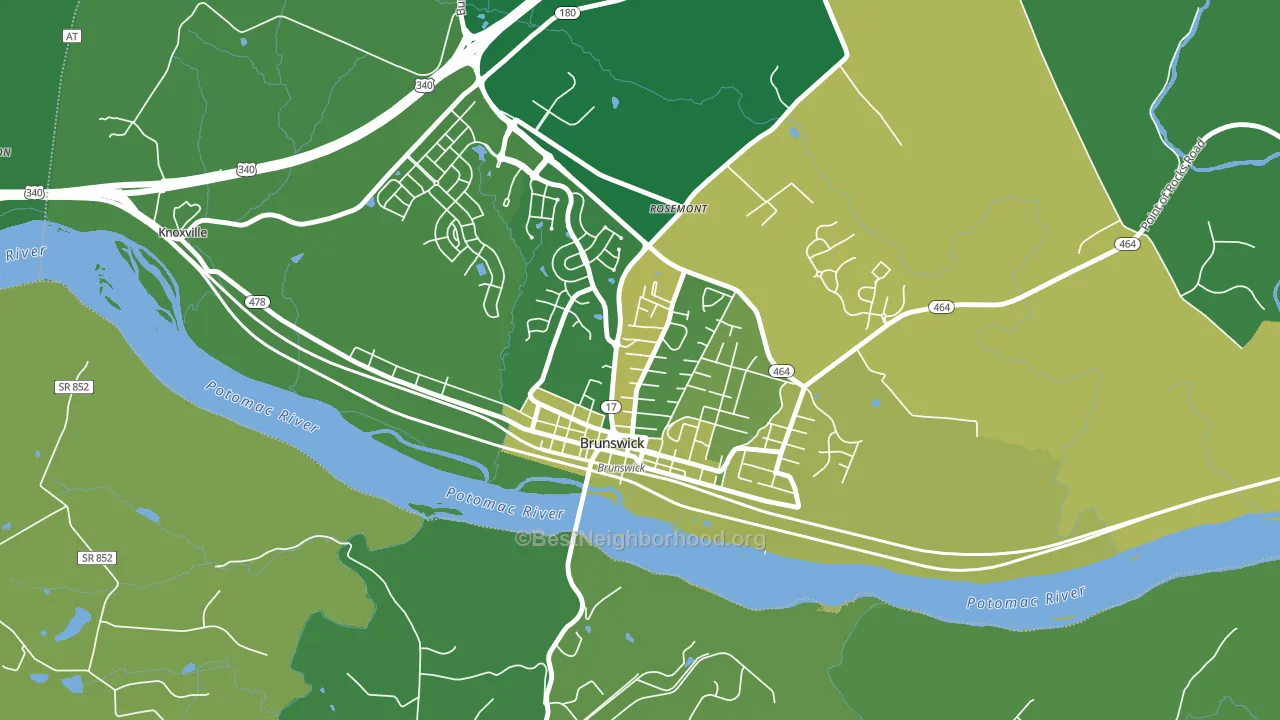 21716, MD block-group voter-turnout map