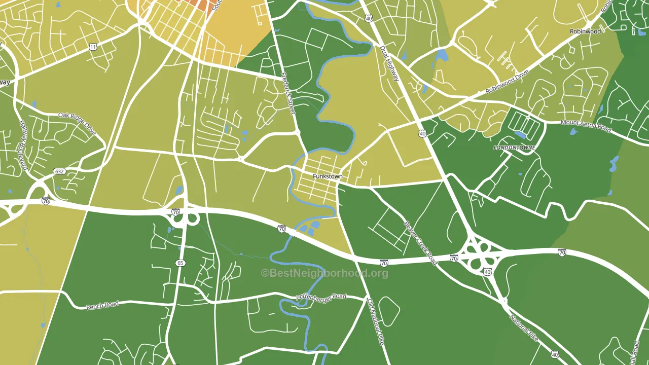 21734, MD block-group voter-turnout map