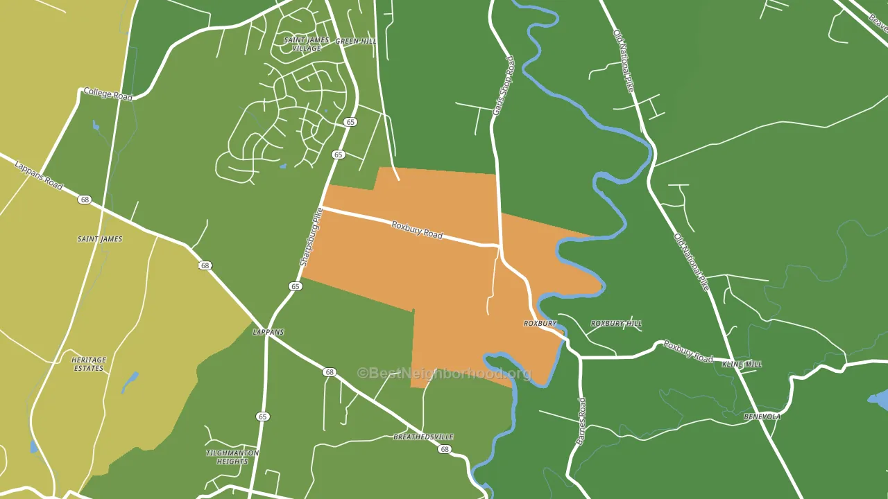 21746, MD block-group voter-turnout map