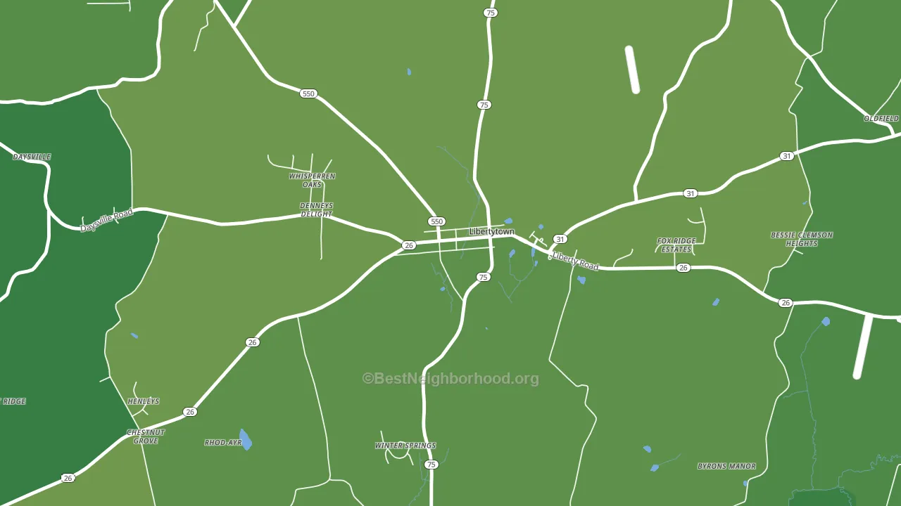 21762, MD block-group voter-turnout map