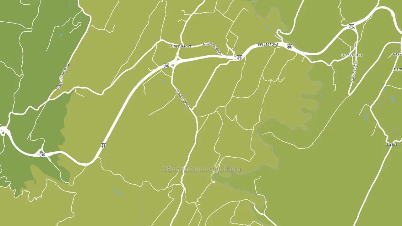 21766, MD block-group voter-turnout map