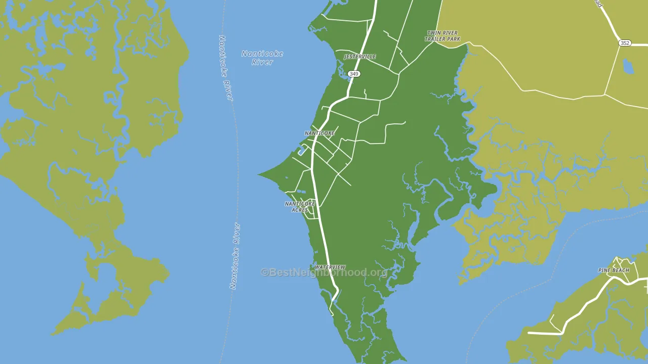 21840, MD block-group voter-turnout map