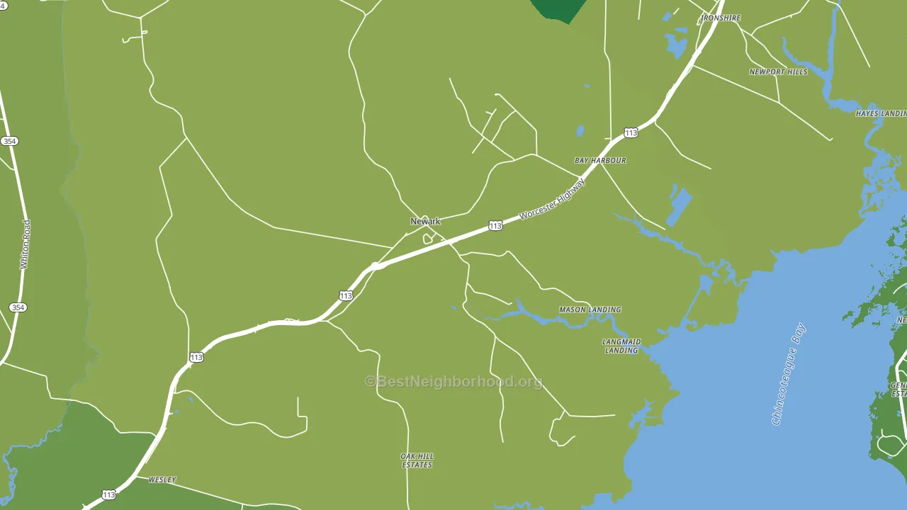 21841, MD block-group voter-turnout map