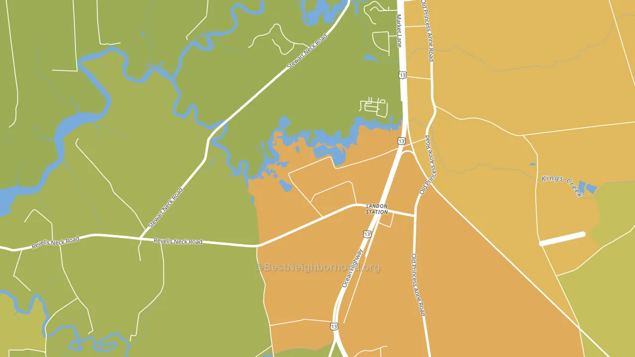 21890, MD block-group voter-turnout map
