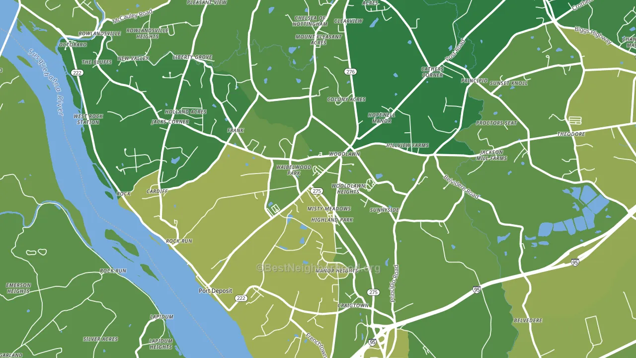 21904, MD block-group voter-turnout map