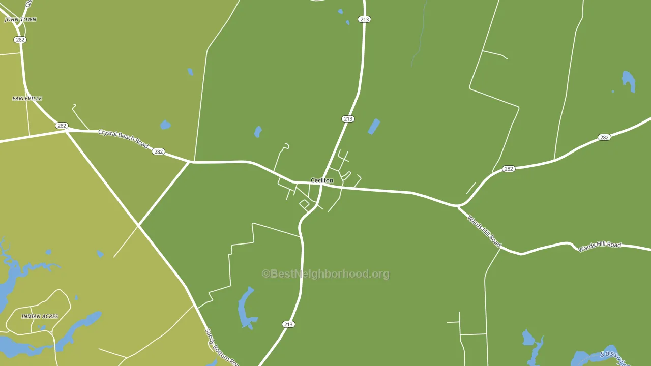 21913, MD block-group voter-turnout map