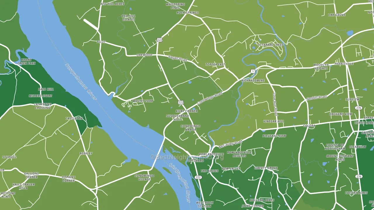 21918, MD block-group voter-turnout map