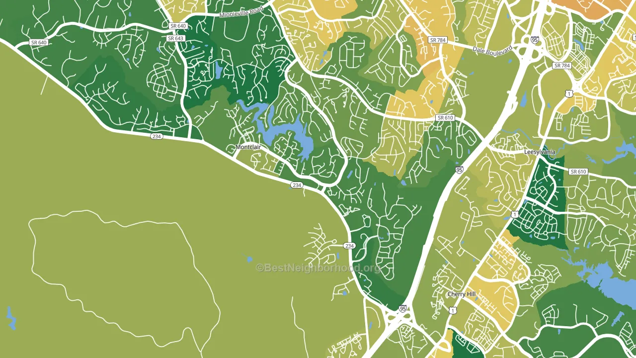 22025, VA block-group voter-turnout map
