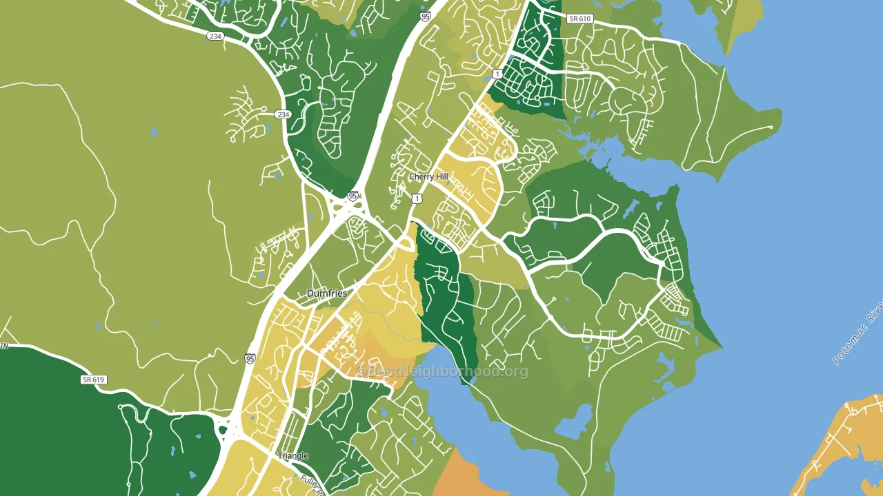22026, VA block-group voter-turnout map